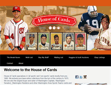 Tablet Screenshot of houseofcardsmd.com